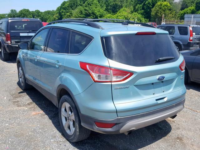1FMCU9GX8DUD47174 - 2013 FORD ESCAPE SE BLUE photo 3