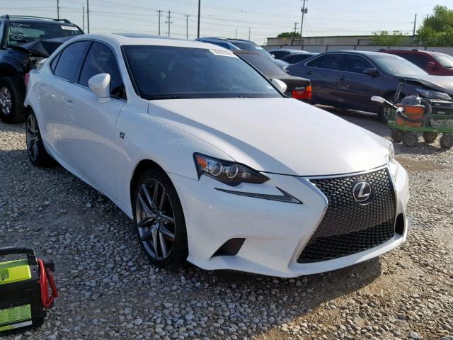 JTHBF1D29E5041177 - 2014 LEXUS IS 250 WHITE photo 1