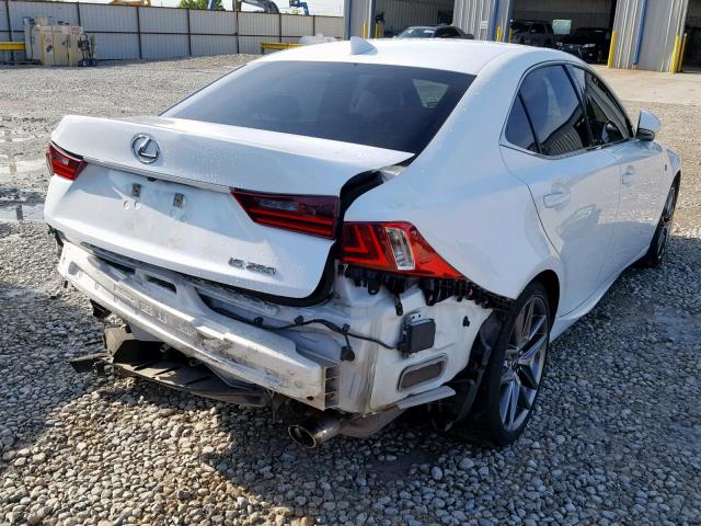 JTHBF1D29E5041177 - 2014 LEXUS IS 250 WHITE photo 4