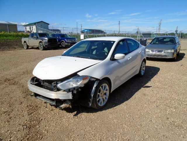 1C3CDFBA4DD117304 - 2013 DODGE DART SXT WHITE photo 2