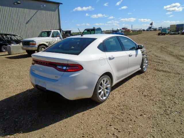 1C3CDFBA4DD117304 - 2013 DODGE DART SXT WHITE photo 4