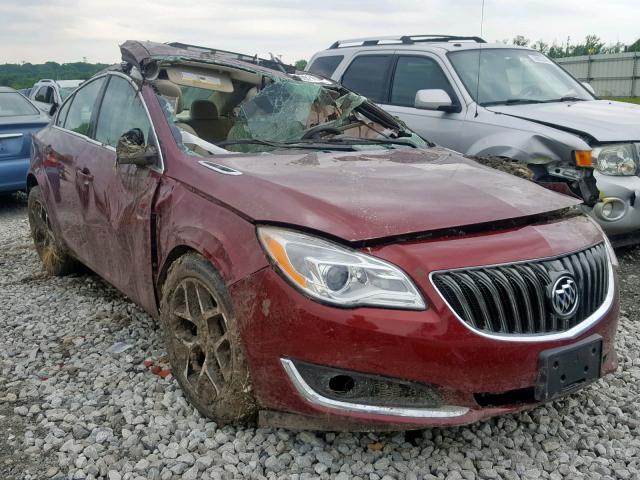 2G4GL5EX9H9155698 - 2017 BUICK REGAL SPOR BURGUNDY photo 1