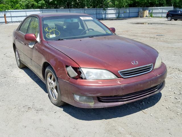 JT8BF28G6Y5075903 - 2000 LEXUS ES 300 RED photo 1