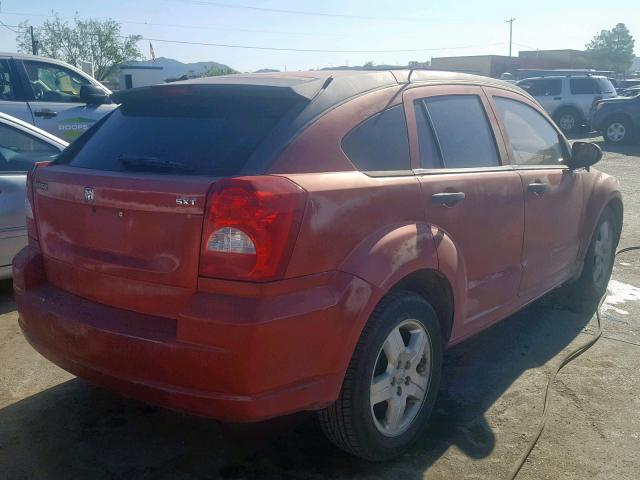 1B3HB28B68D728474 - 2008 DODGE CALIBER ORANGE photo 4