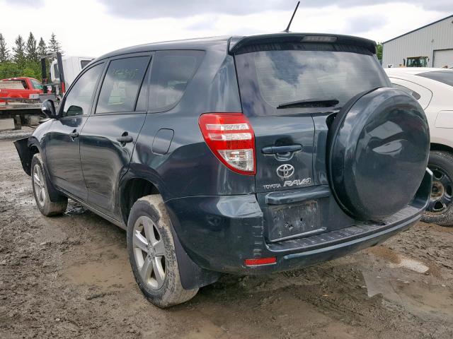 2T3ZF4DV7AW030094 - 2010 TOYOTA RAV4 BLUE photo 3