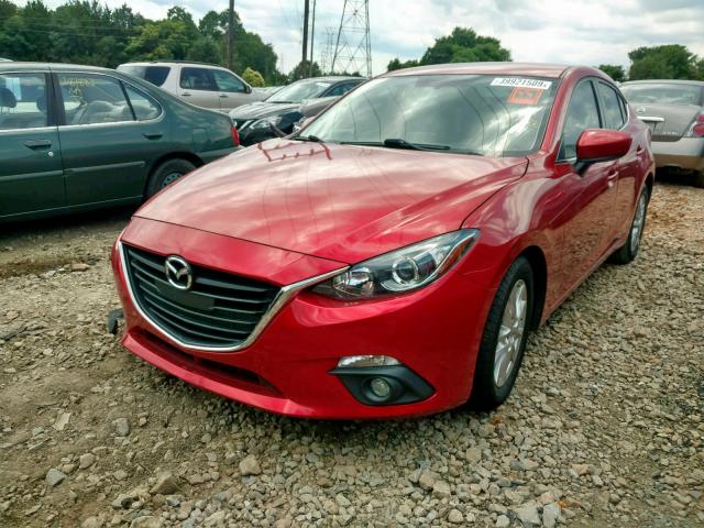 3MZBM1V71FM168645 - 2015 MAZDA 3 RED photo 2