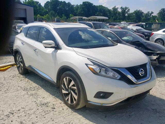 5N1AZ2MG3JN146146 - 2018 NISSAN MURANO S WHITE photo 1