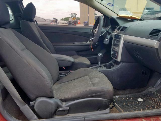 1G1AL18F287177056 - 2008 CHEVROLET COBALT LT MAROON photo 5