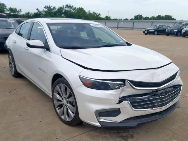 1G1ZH5SX7GF239729 - 2016 CHEVROLET MALIBU PRE WHITE photo 1