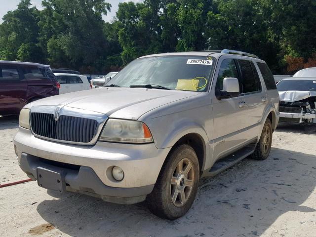 5LMEU68H94ZJ01278 - 2004 LINCOLN AVIATOR Gümüş foto 2