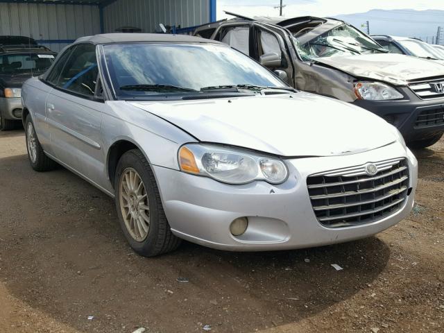 1C3EL55R65N566695 - 2005 CHRYSLER SEBRING TO SILVER photo 1