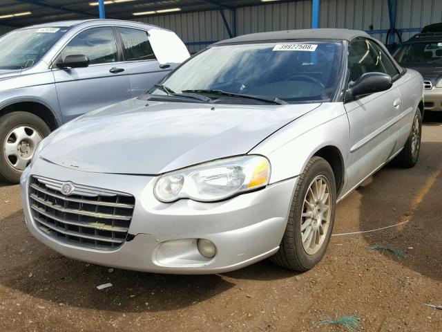 1C3EL55R65N566695 - 2005 CHRYSLER SEBRING TO SILVER photo 2