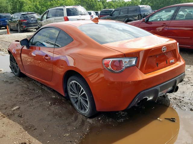 JF1ZNAA15G8705576 - 2016 TOYOTA SCION FR-S ORANGE photo 3