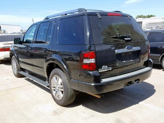 1FMEU75E78UB24371 - 2008 FORD EXPLORER L BLACK photo 3