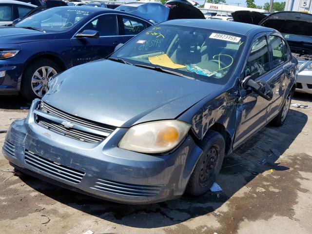 1G1AK52F157509390 - 2005 CHEVROLET COBALT BLUE photo 2