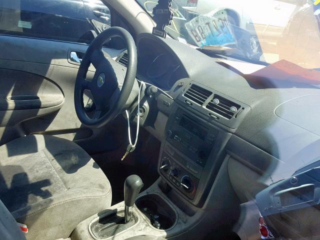 1G1AK52F157509390 - 2005 CHEVROLET COBALT BLUE photo 5