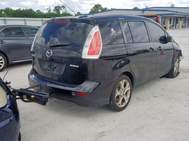 JM1CR2W36A0362920 - 2010 MAZDA 5 BLACK photo 4