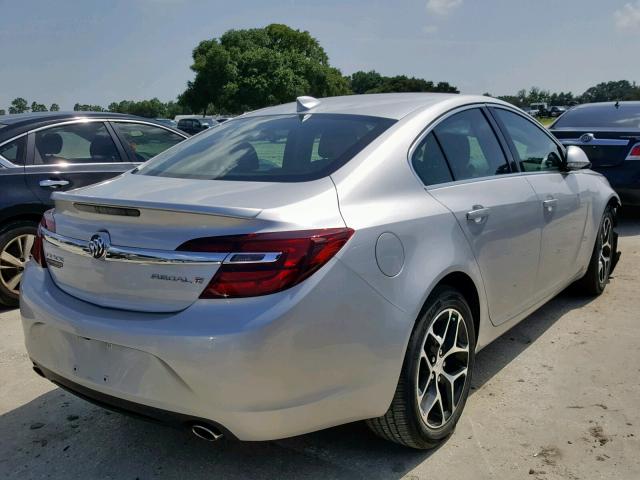 2G4GL5EX4H9120051 - 2017 BUICK REGAL SPOR SILVER photo 4