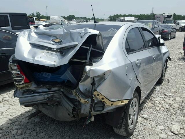 1G1JA5SH4E4118840 - 2014 CHEVROLET SONIC LS 灰色 照片 4