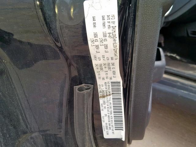 1J8HG58288C110850 - 2008 JEEP COMMANDER BLACK photo 10