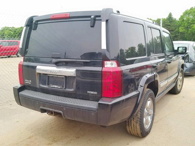 1J8HG58288C110850 - 2008 JEEP COMMANDER BLACK photo 4