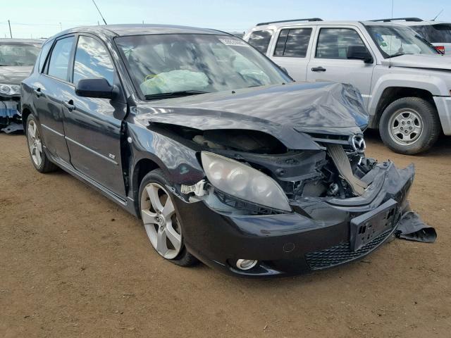 JM1BK143051276838 - 2005 MAZDA 3 HATCHBAC BLACK photo 1