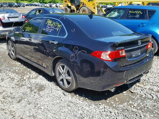 JH4CU2F87CC010293 - 2012 ACURA TSX SE BLACK photo 3