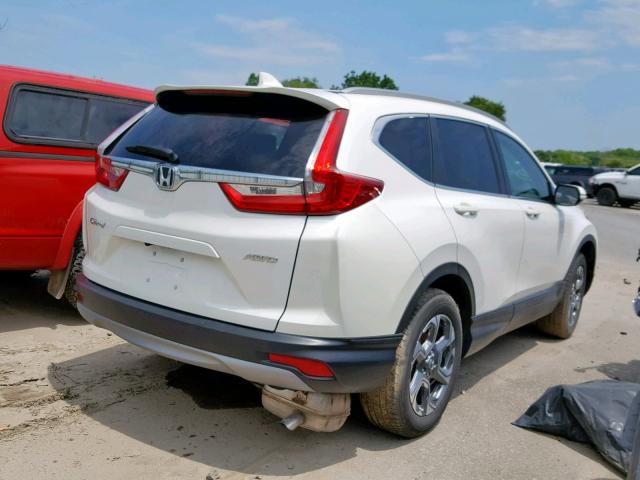 5J6RW2H84HL062792 - 2017 HONDA CR-V EXL WHITE photo 4