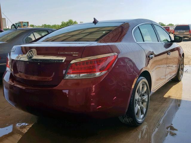 1G4GC5ED6BF311636 - 2011 BUICK LACROSSE C RED photo 4