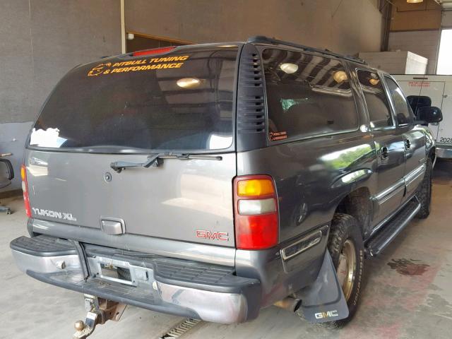 1GKFK16T81J310506 - 2001 GMC YUKON XL K GRAY photo 4