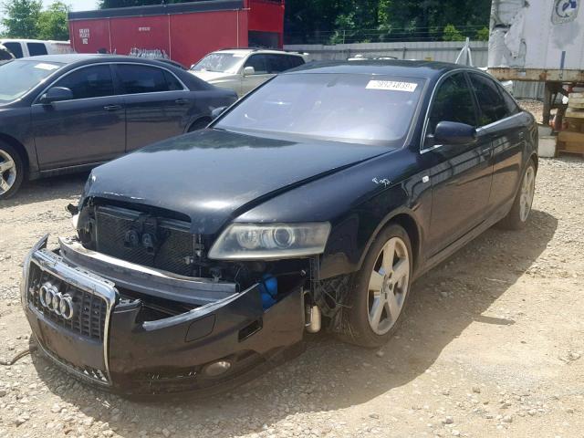 WAUEL74F76N027483 - 2006 AUDI A6 S-LINE BLACK photo 2