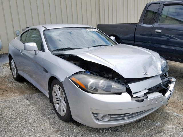 KMHHM66D58U276162 - 2008 HYUNDAI TIBURON GS SILVER photo 1