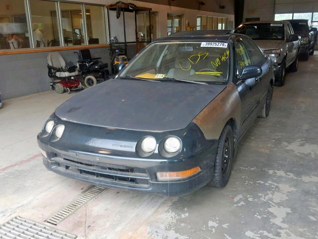 JH4DB7552RS016662 - 1994 ACURA INTEGRA LS GREEN photo 2