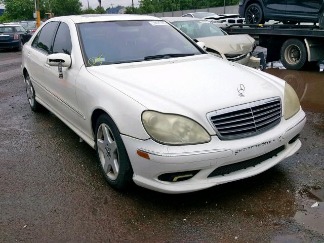 WDBNG84J14A396750 - 2004 MERCEDES-BENZ S 500 4MAT WHITE photo 1