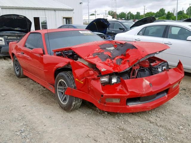 1G1FP23E1LL118451 - 1990 CHEVROLET CAMARO RS RED photo 1