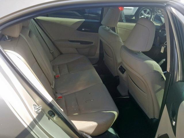 1HGCR3F8XDA036801 - 2013 HONDA ACCORD EXL TAN photo 6