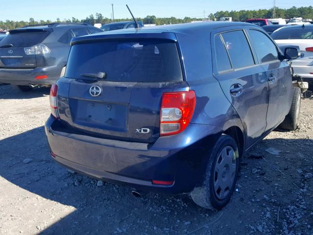 JTKKU10408J006241 - 2008 TOYOTA SCION XD BLUE photo 4