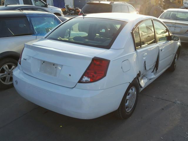 1G8AL55F27Z117651 - 2007 SATURN ION LEVEL WHITE photo 4