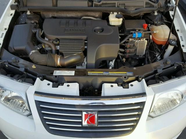 1G8AL55F27Z117651 - 2007 SATURN ION LEVEL WHITE photo 7