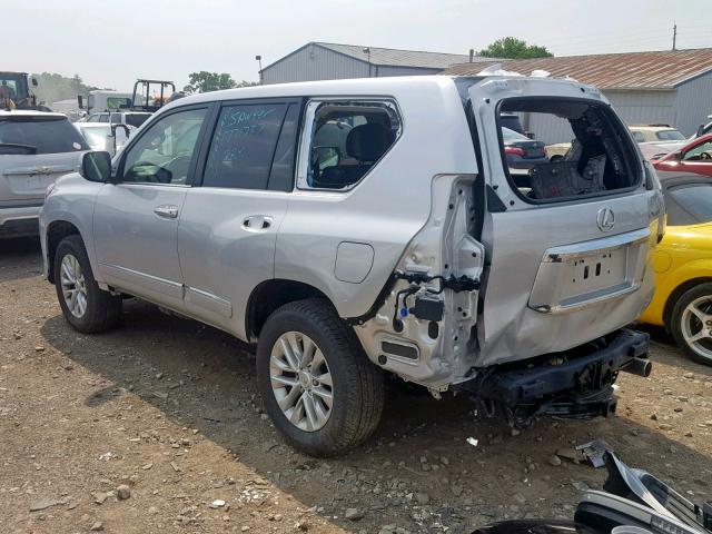 JTJBM7FX0J5188191 - 2018 LEXUS GX SILVER photo 3