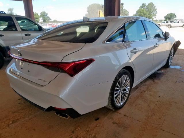 4T1BZ1FB3KU021266 - 2019 TOYOTA AVALON XLE WHITE photo 4