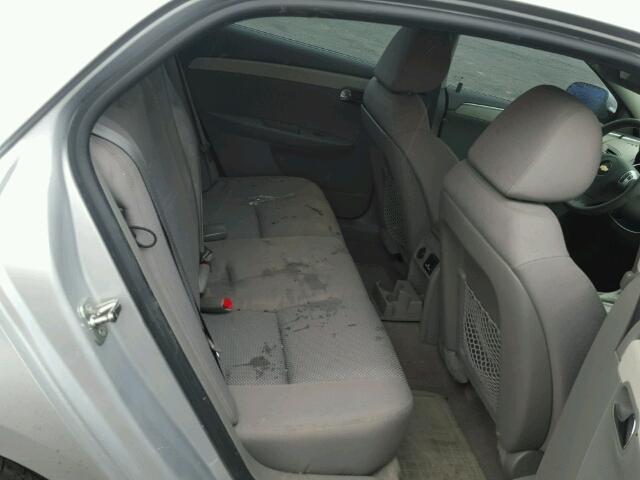 1G1ZC5E08CF300206 - 2012 CHEVROLET MALIBU 1LT 银色 照片 6