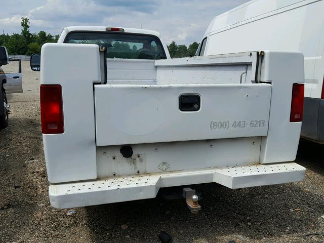 1FDSF34P15EB44677 - 2005 FORD F350 SRW S WHITE photo 6