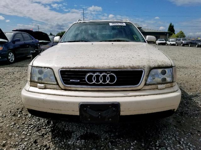 WAUJC84A1VN038650 - 1997 AUDI A6 QUATTRO WHITE photo 9