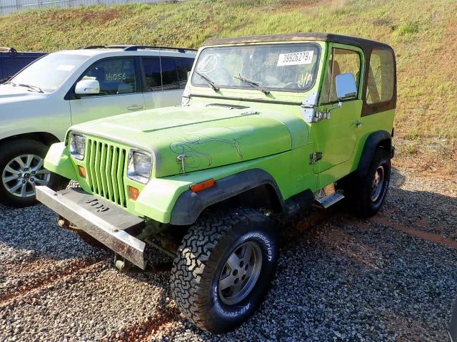 1JCCF87E3FT012516 - 1985 JEEP JEEP CJ7 GREEN photo 2