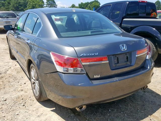 1HGCP3F82CA034027 - 2012 HONDA ACCORD EXL GRAY photo 3