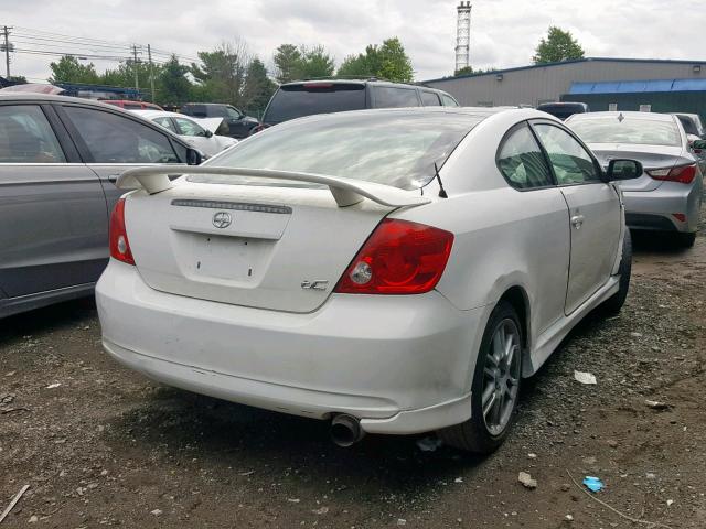 JTKDE177260068152 - 2006 TOYOTA SCION TC თეთრი ფოტო 4