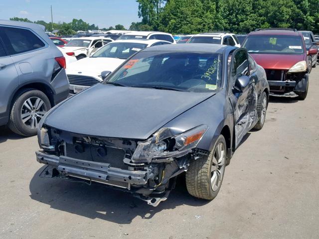 1HGCS12889A000773 - 2009 HONDA ACCORD EXL GRAY photo 2