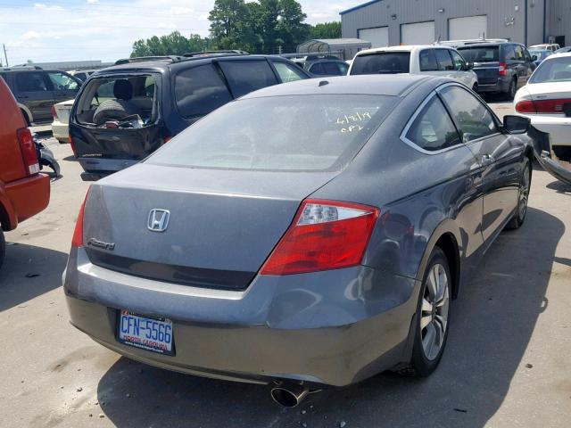 1HGCS12889A000773 - 2009 HONDA ACCORD EXL GRAY photo 4