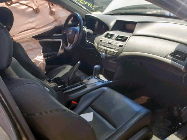 1HGCS12889A000773 - 2009 HONDA ACCORD EXL GRAY photo 5